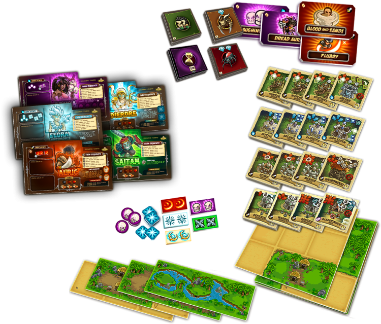 Kingdom Rush Elemental Uprising Tokens.png