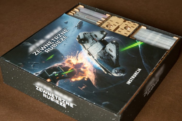 Insert pasujący do gry Star Wars - Zewnętrzne Rubieże z dodatkiem Niedokończone Sprawy z HDF-u