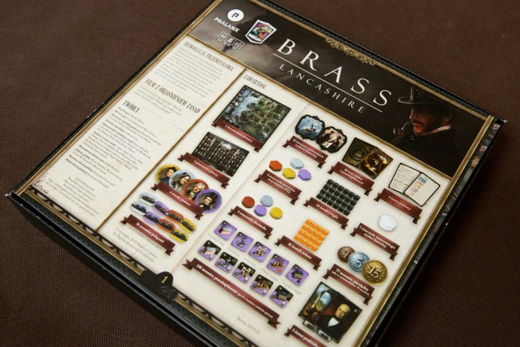 Insert pasujący do gry Brass Birmingham / Lancashire z HDF-u