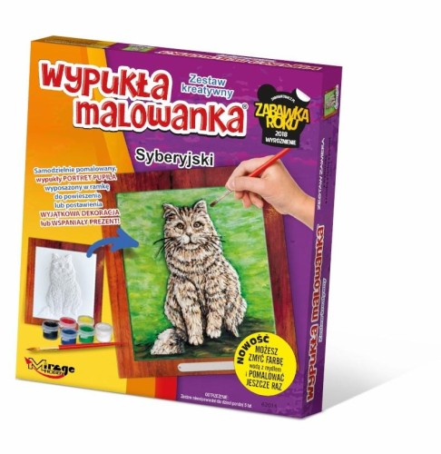 Wypukła malowanka Koty - Syberyjski