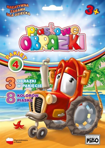 Piaskowe obrazki pakiet 4