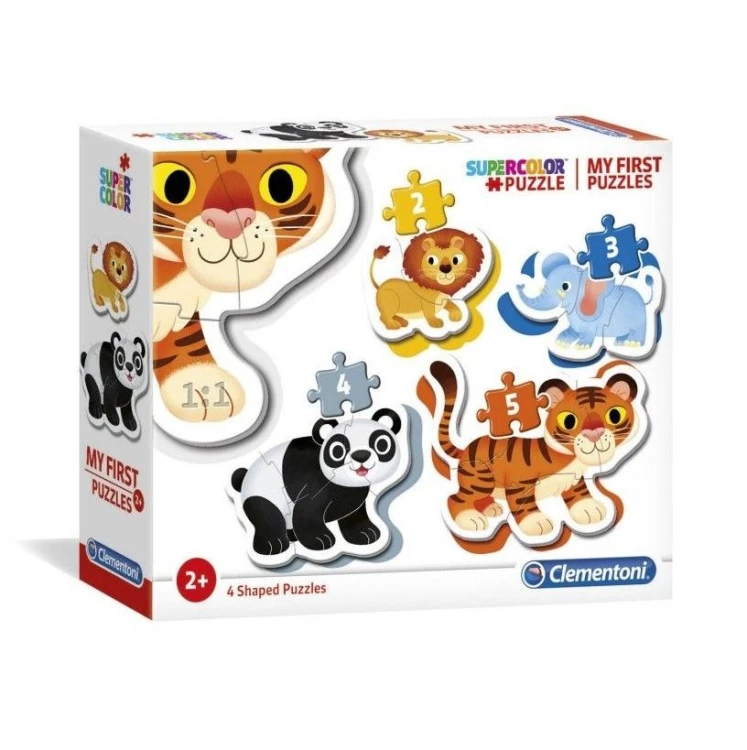 Moje Pierwsze Puzzle Wild animals