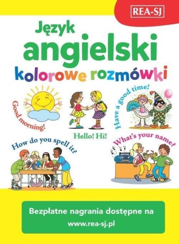 Język angielski - kolorowe rozmówki + MP3 REA