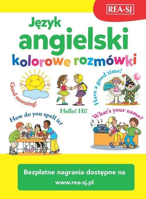 Język angielski - kolorowe rozmówki + MP3 REA