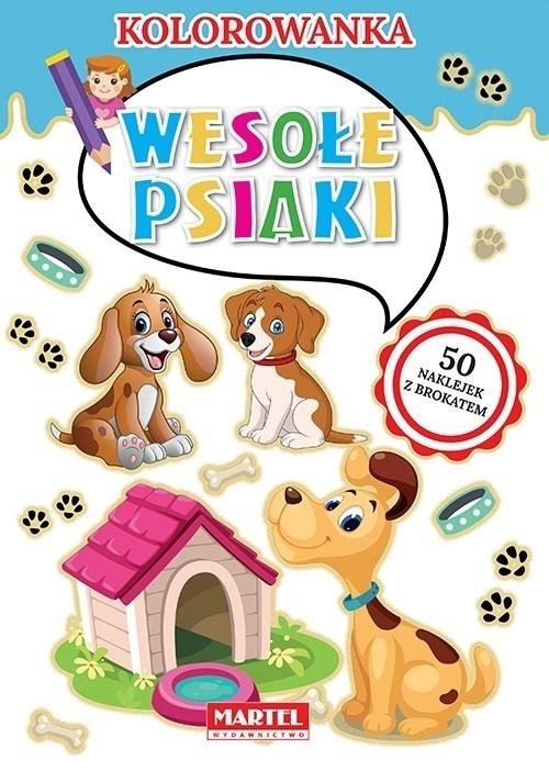 Kolorowanka. Wesołe psiaki