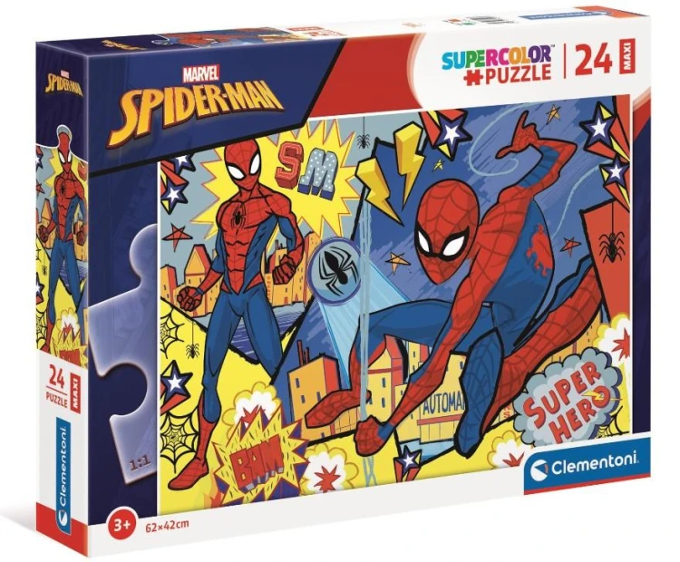 Puzzle 24 maxi Super Kolor Spider-Man