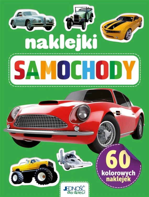 Samochody. 60 kolorowych naklejek