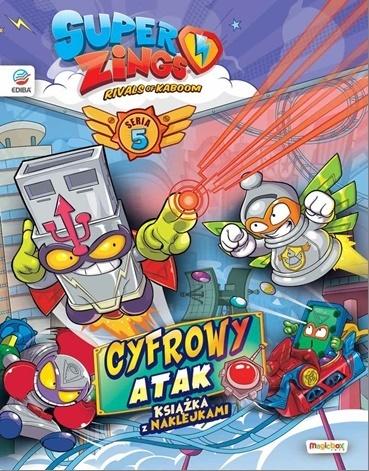 SuperZings - Książka z naklejkami + figurka
