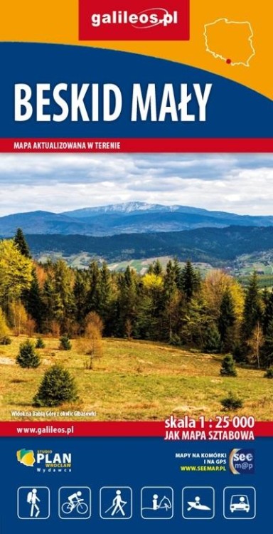 Mapa - Beskid Mały 1:25 000