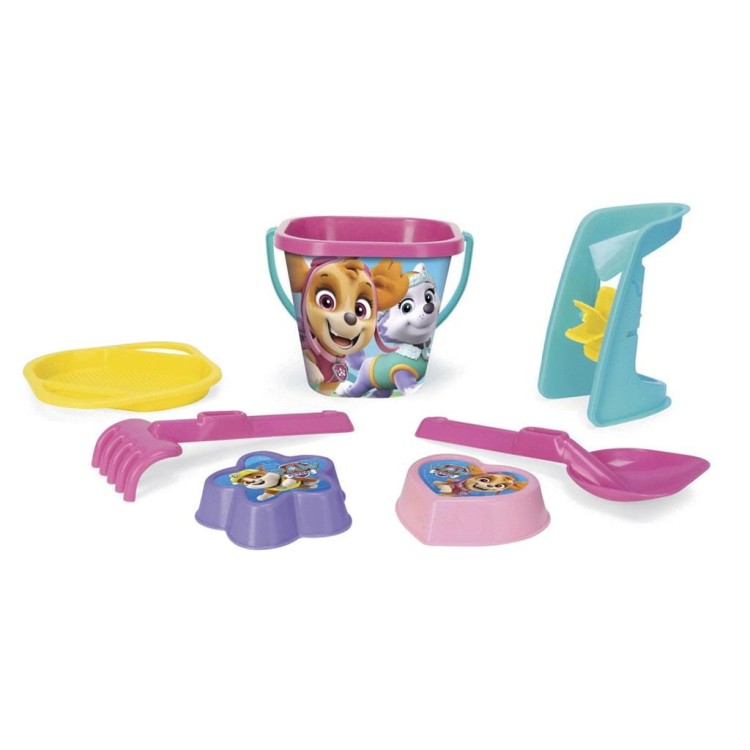 Paw Patrol komplet do piasku 7 el. różowy