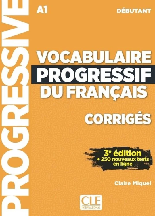 Vocabulaire progressif du Francais... A1 klucz ed3