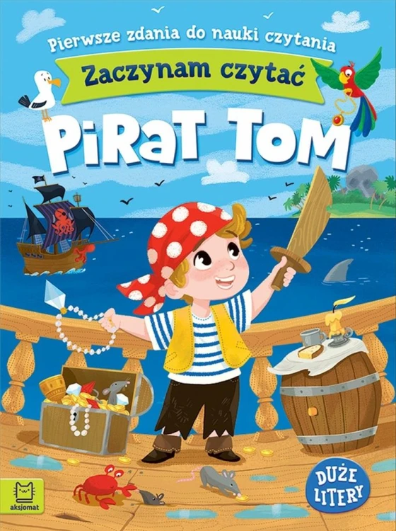 Zaczynam czytać. Duże litery. Pierwsze zdania...