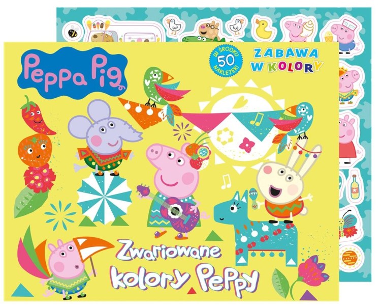 Peppa Pig. Zabawa w kolory. Zwariowane kolory