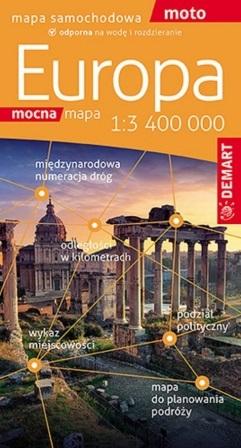 Europa mapa samochodowa 1:3400 000