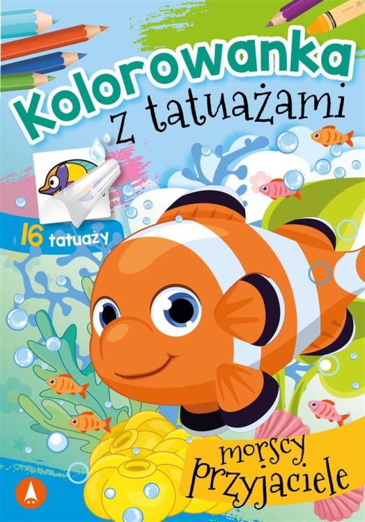 Kolorowanka z tatuażami. Morscy przyjaciele