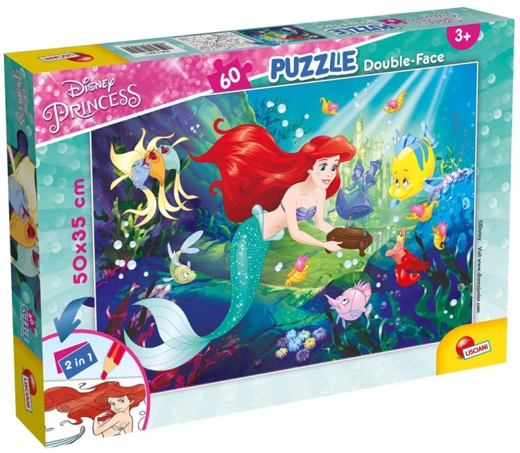 Puzzle Plus 60 el. Mała Syrenka