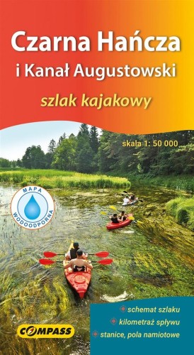 Mapa kajakowa - Czarna Hańcza 1:50 000