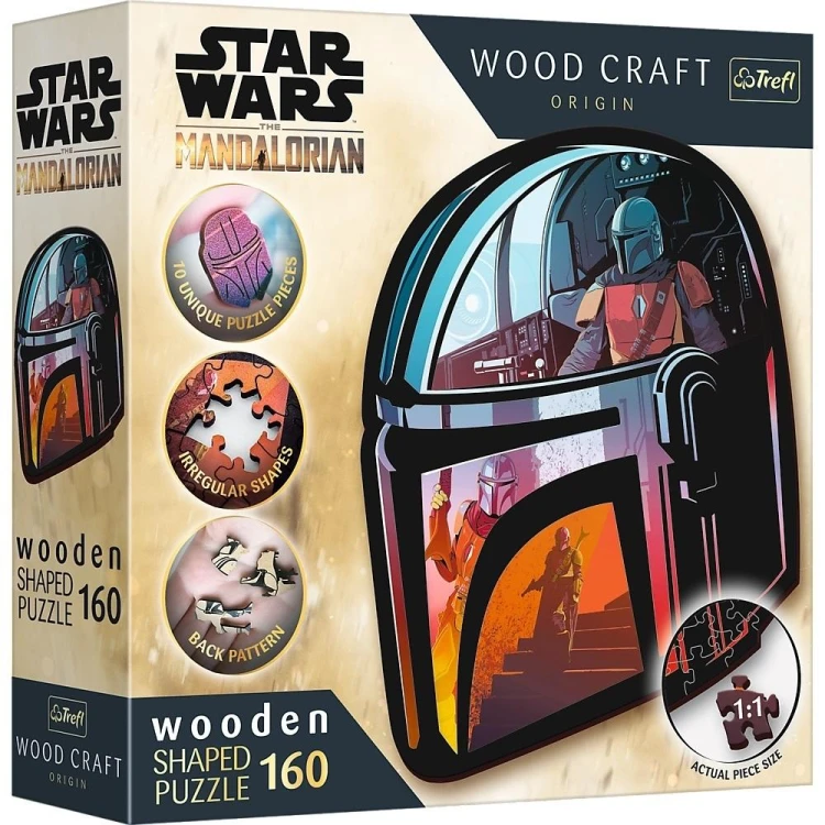 Puzzle drewniane 160 The Mandalorian TREFL