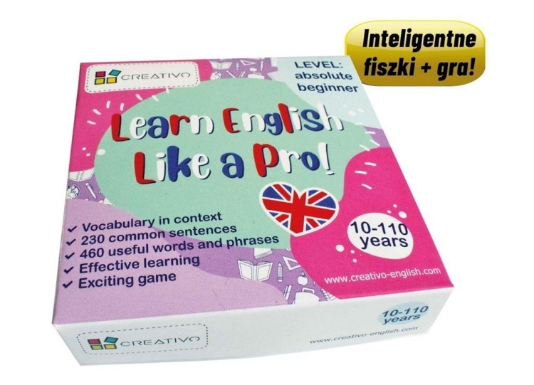 Learn English Like a Pro giszki + gra Begginer