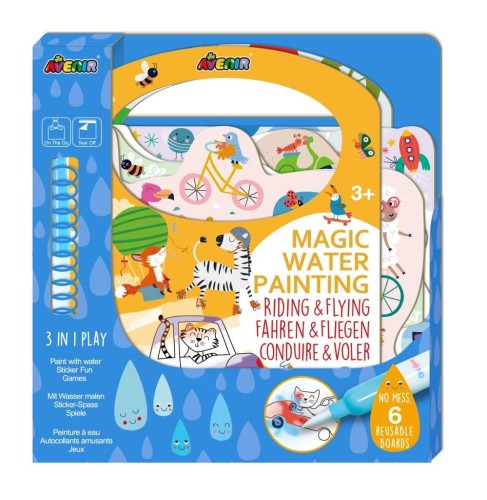 Magiczny obraz wodny - Jazda konna i latanie