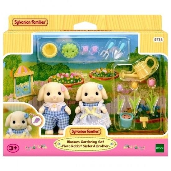 Zestaw kwiatowy z figurkami Flora Rabbit