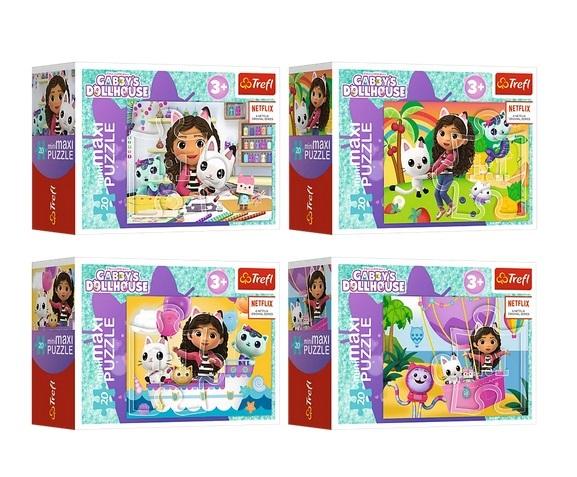 Puzzle miniMaxi Kolorowy dzień Gabby TREFL