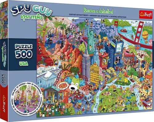 Puzzle 500 Spy Guy USA TREFL