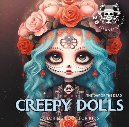 Kolorowanka 160x160 Creepy dolls FRESH