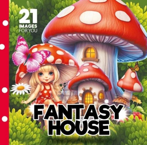 Kolorowanka 160x160 Fantasy house FRESH