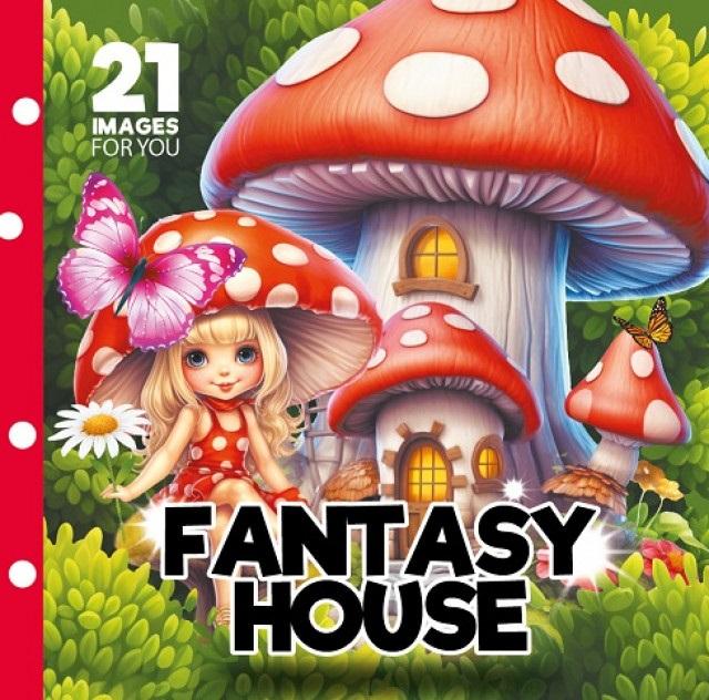 Kolorowanka 160x160 Fantasy house FRESH