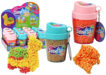 Squishy kulki styropianowe w kubku pomarańczowe