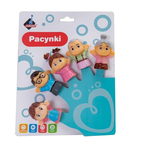 Pacynki na palce rodzinka