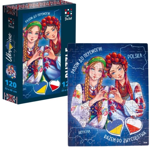 Puzzle 120 Ukraina i Polska
