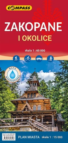 Mapa - Zakopane okolice 1:60 000