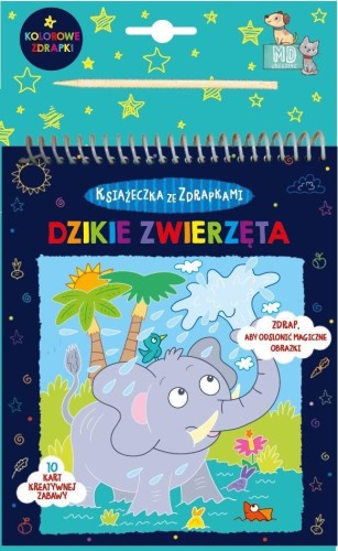 Książeczka ze zdrapkami - dzikie zwierzęta
