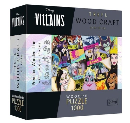 Puzzle drewniane 1000 Zlot złoczyńców TREFL
