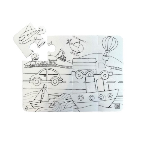 Puzzle Pojazdy Funny Mat