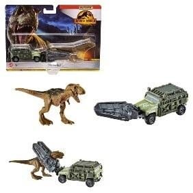 Matchbox Jurassic World Transporter z Stegozauruse