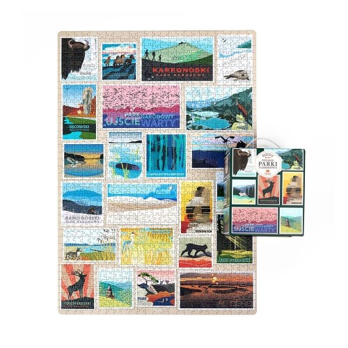 Puzzlove CzuCzu Polskie Parki Narodowe 1000el