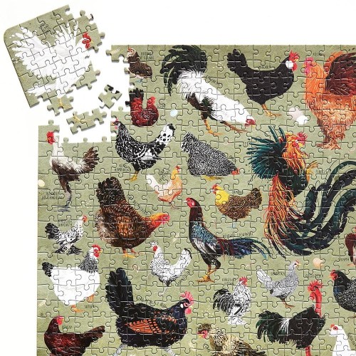 Puzzlove CzuCzu Kury 1000el puzzle rodzinne