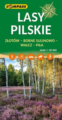 Mapa Lasy Pilskie 1:50 000