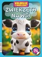 Koloruję i naklejam, Zwierzęta na wsi