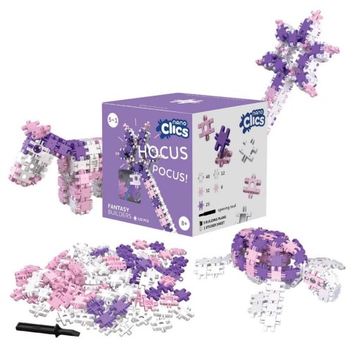 Nano Clics Klocki konstrukcyjne 5w1 - 125el