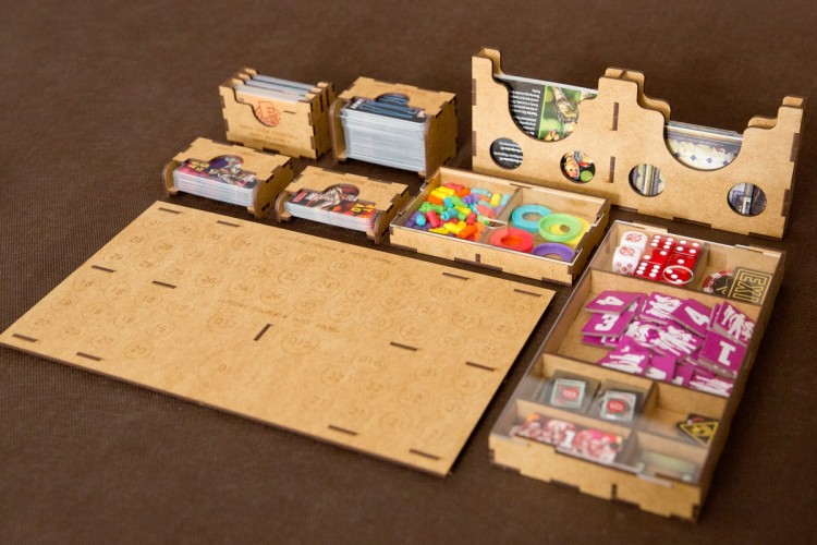 Insert pasujący do gry Army of the Dead: Gra z linii Zombicide z HDF-u