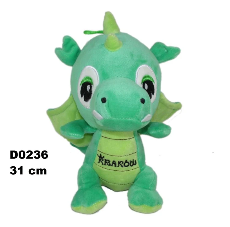 Smok "Kraków" ciemny zielony 31cm