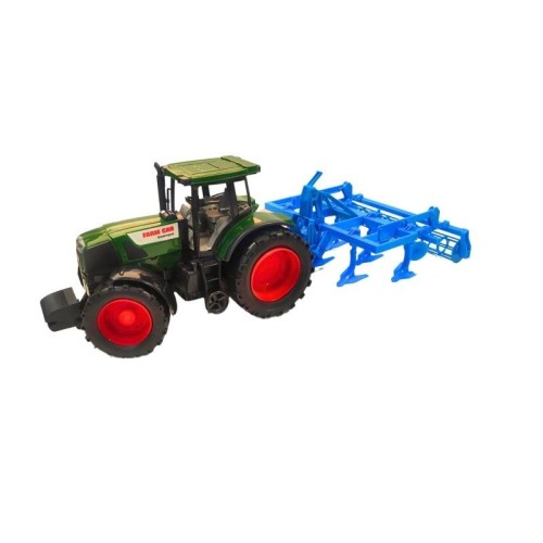 Traktor z pługiem