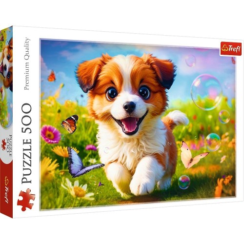 Puzzle 500 Wesoły piesek TREFL