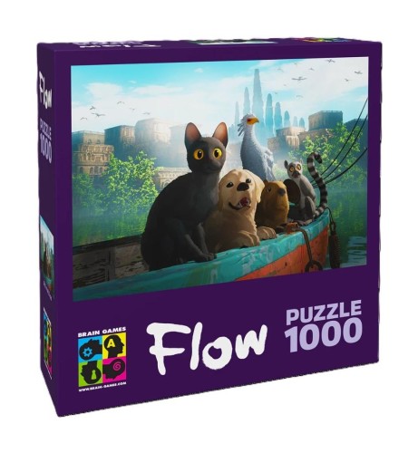 Puzzle 1000 Flow: Filmowi bohaterowie GRANNA