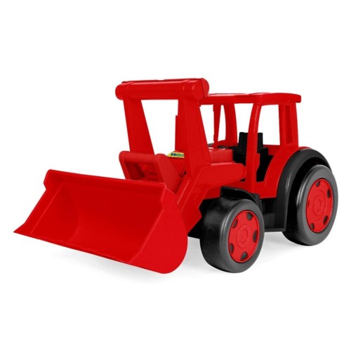 Gigant traktor ładowarka czerwony