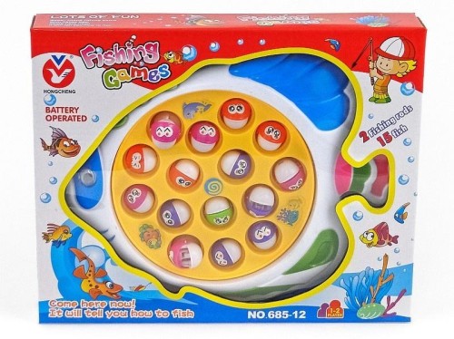 Rybki z wędką na baterie
